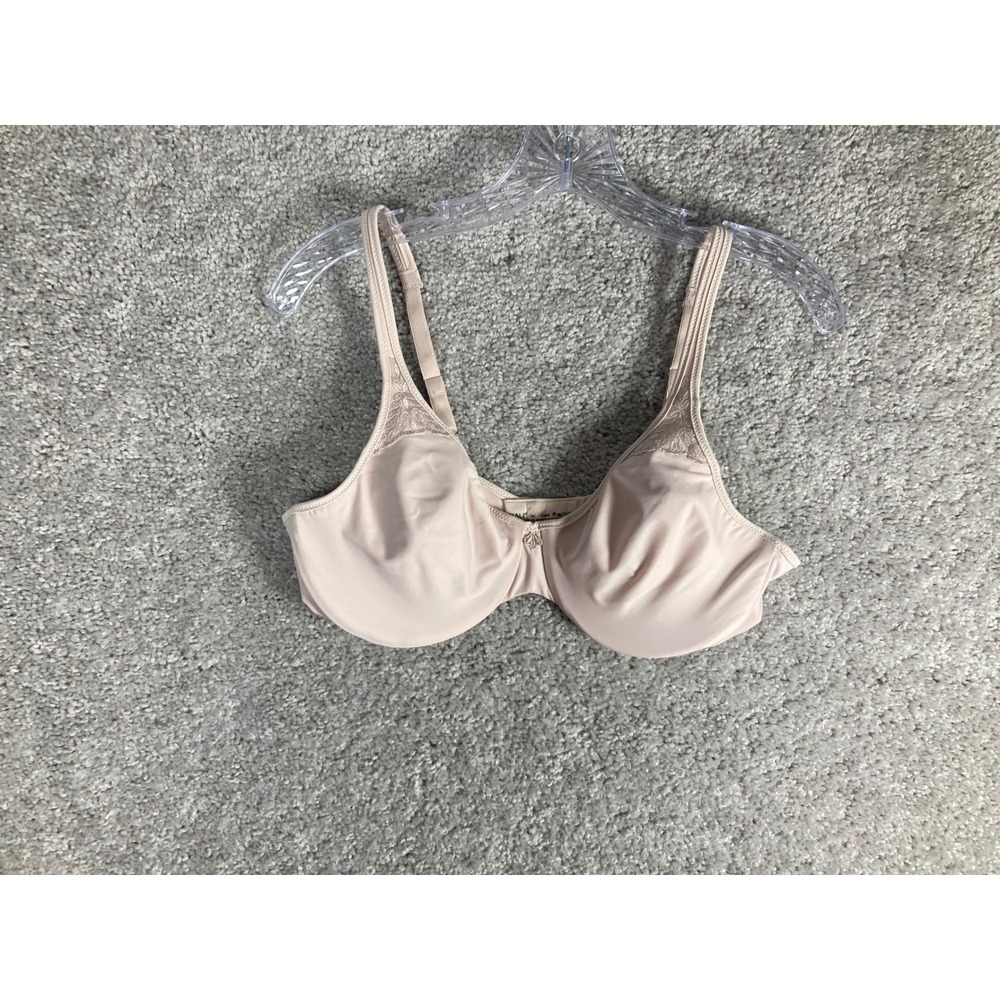 Bali 36C‎ Beige Bra Smoothing Comfort Lace Detail Full Coverage Underwire